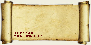 Hana Egarić vizit kartica